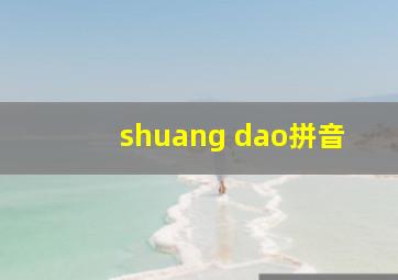 shuang dao拼音